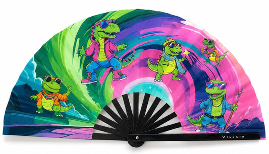 Bamboo Festival Fan — DINOSAURS