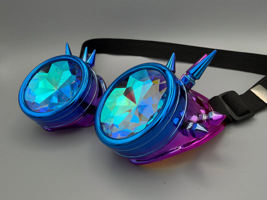 PURPLE POISON — Kaleidoscopic Rave Goggles