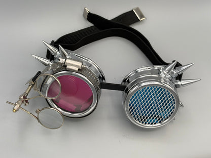 CHROME RIOT — Spiked Rave Goggles