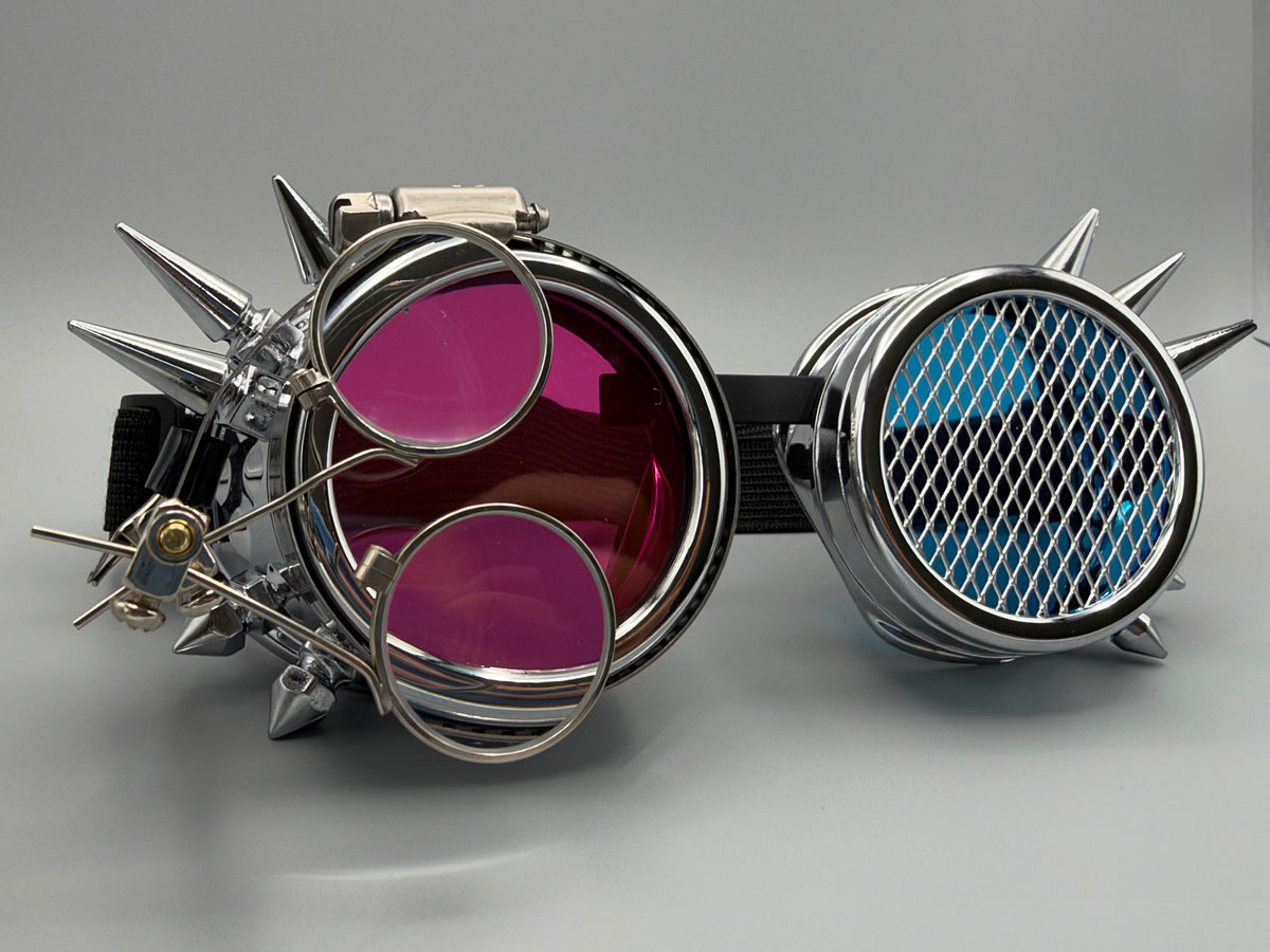 CHROME RIOT — Spiked Rave Goggles